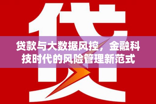 光复贷款与大数据风控，金融科技时代的风险管理新范式