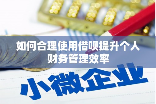 光复如何合理使用借呗提升个人财务管理效率