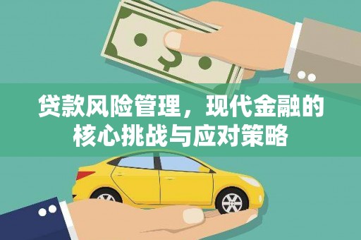 光复贷款风险管理，现代金融的核心挑战与应对策略
